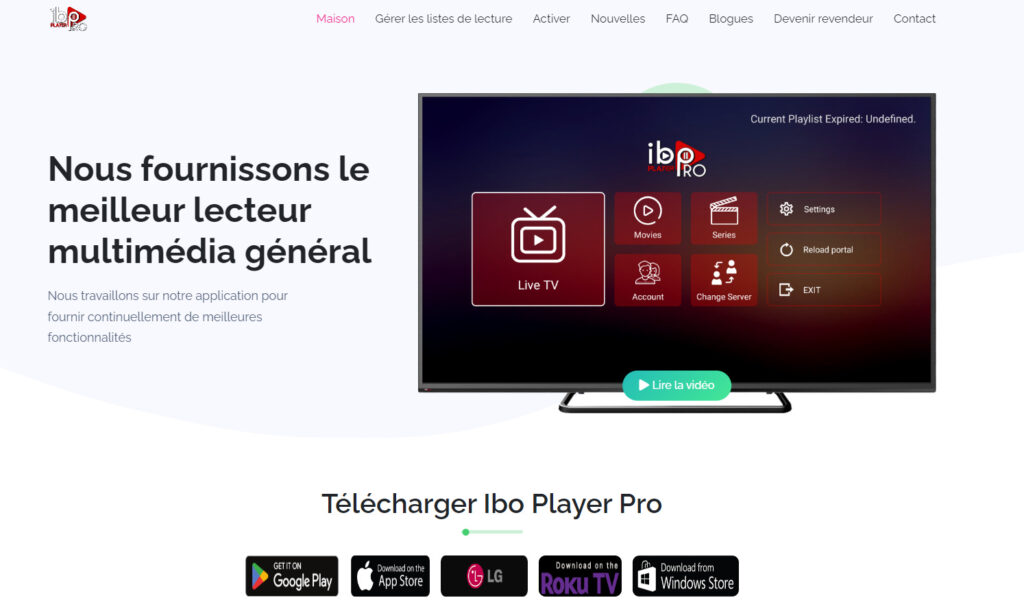 activer ibo pro player